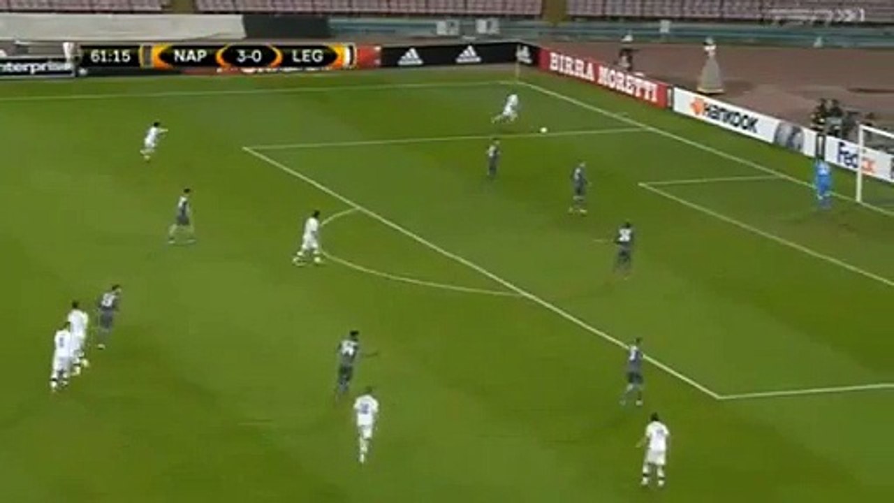 Stojan Vranješ Goal Napoli 4 - 1	 Legia 10-12-2015