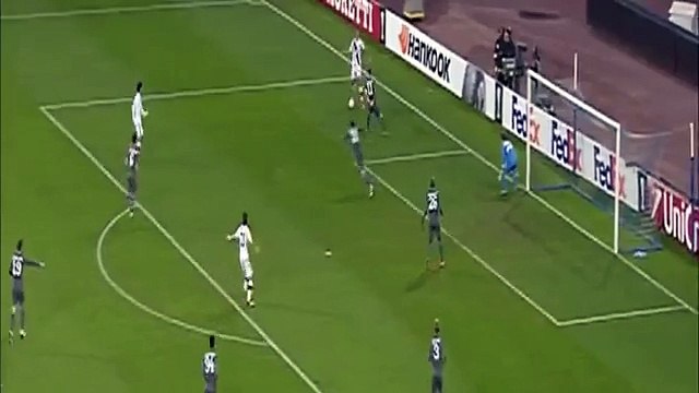 Stojan Vranjes Goal Napoli vs Legia Warszawa 3-1 10122015 Europa League