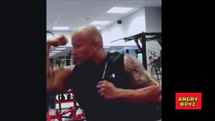 The Rock vs Sunil Shetty[Car lift scene]