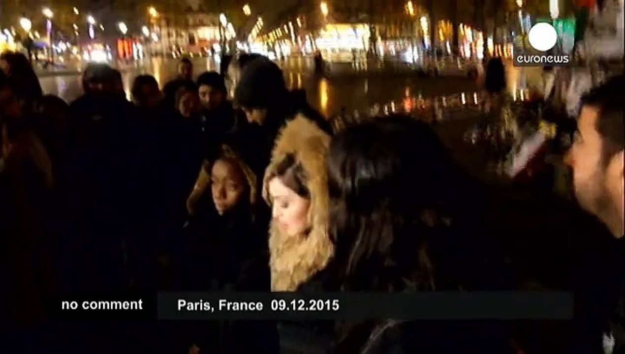 Madonna’s tribute to Paris attacks victims at Place de la République