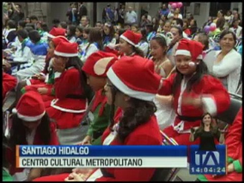 Siete planteles educativos participaron en festival de villancicos