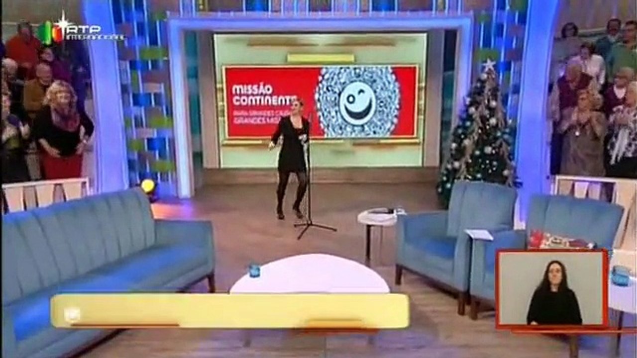 Monica Sintra no agora nos com o tema - vem dançar esta salsa