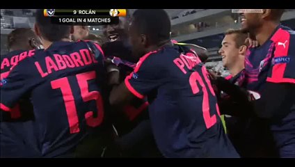 Rolan Goal - Bordeaux 2-1 Rubin Kazan - 10-12-2015