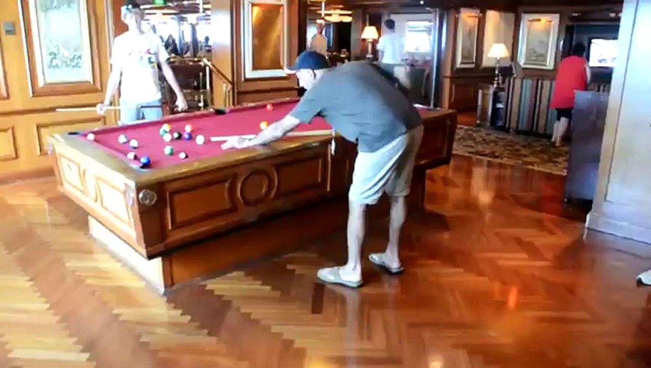 Self Leveling Pool Table On Cruise Ship