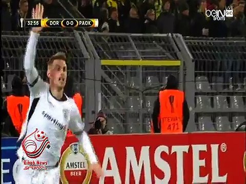 اهداف مباراة ( بوروسيا دورتموند 0-1 باوك سالونيكا ) الدوري الأوروبي