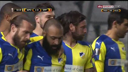 Cavenaghi Goal - APOEL 1-0 Sparta Prague - 10-12-2015