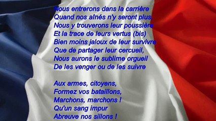 La Marseillaise : couplet 7 - dit couplet des enfants