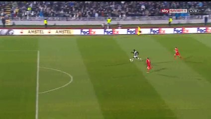 Oumarou Goal - Partizan 1-0 Augsburg- 10-12-2015