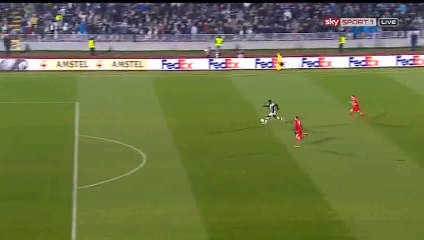 Oumarou Goal - Partizan 1-0 Augsburg- 10-12-2015