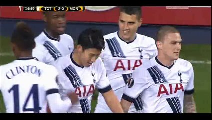 Erik Lamela Goal - Tottenham 2-0 Monaco - 10-12-2015