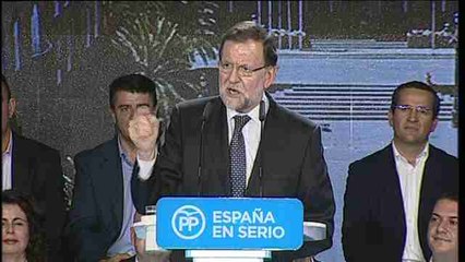 Rajoy dice que vence "el que lucha" : ni un paso atrás, vamos a ganar el 20D"