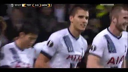Erik Lamela Goal - Tottenham 3-0 Monaco - 10-12-2015