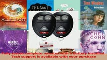 HOT SALE  2 KeylessOption Replacement 4 Button Keyless Entry Remote Control Key Fob Compatible with