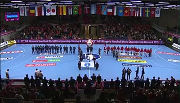 L'hymne de la Norvège se transforme en Gangnam Style _ Handball Mondial 2015