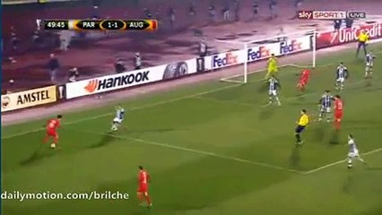 Paul Verhaegh Goal Partizan 1 - 2 Augsburg (Europa League) 2015