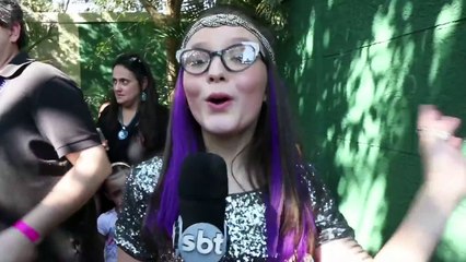 Larissa Manoela apresenta as bandas da novela
