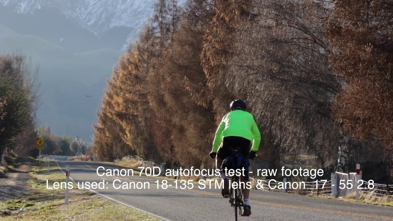 Canon 70D autofocus for shooting Video