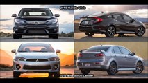 2016 Honda Civic Sedan VS 2016 Mitsubishi Lancer DESIGN!