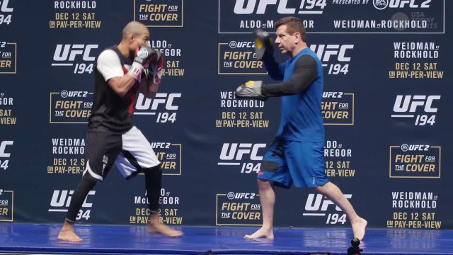 UFC 194 Aldo vs McGregor Open Workout Highlight