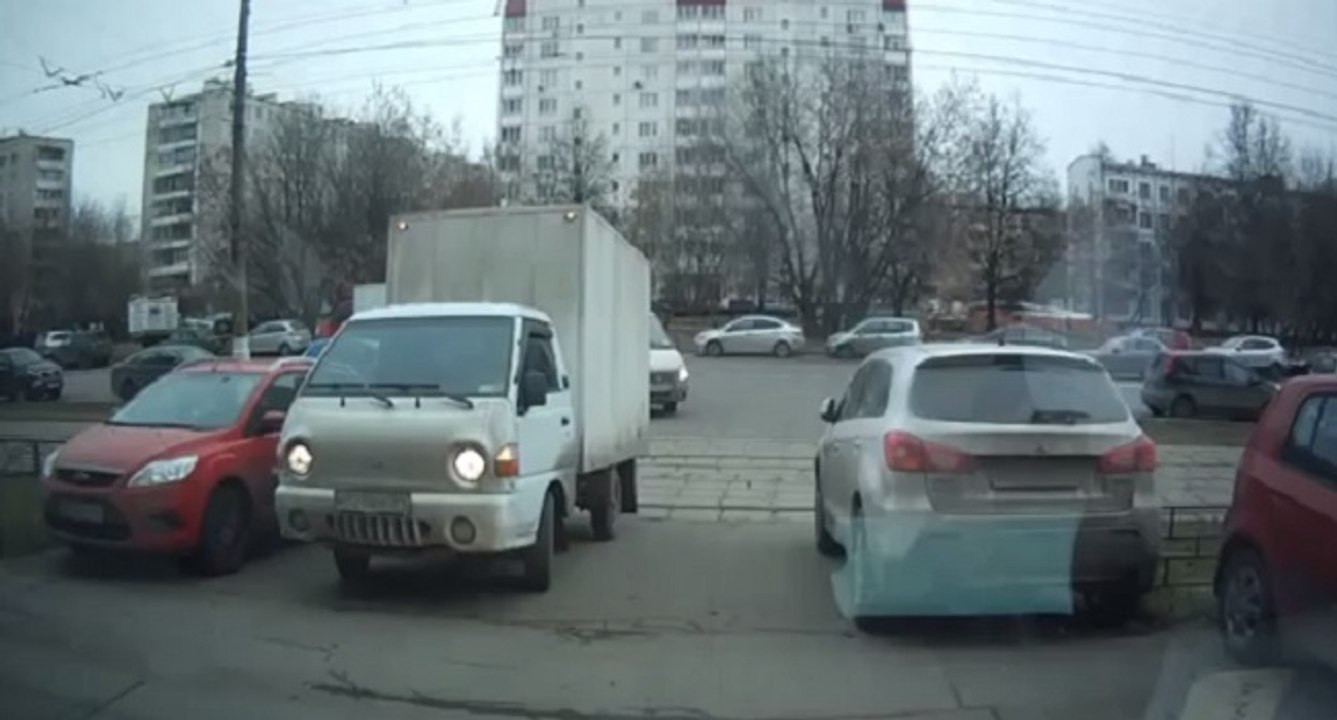 Drôle de surprise pour cette camionnette