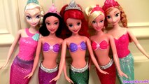 Pool Party Ariel Sisters Alana Arista with Mermaid Elsa & Mermaid Anna Disney Frozen Underwater Toys