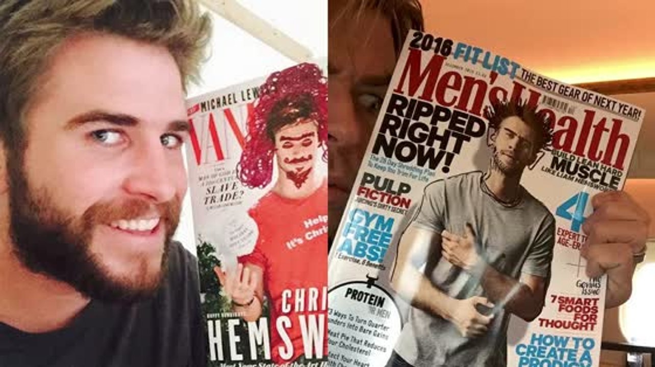 Chris und liam hemsworth necken sich auf instagram