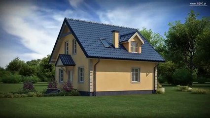 Projekty Z500 - projekt domu Z1 w HD www.z500.pl