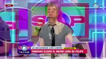 Famosos eligen el mejor look de Felipe Camiroaga