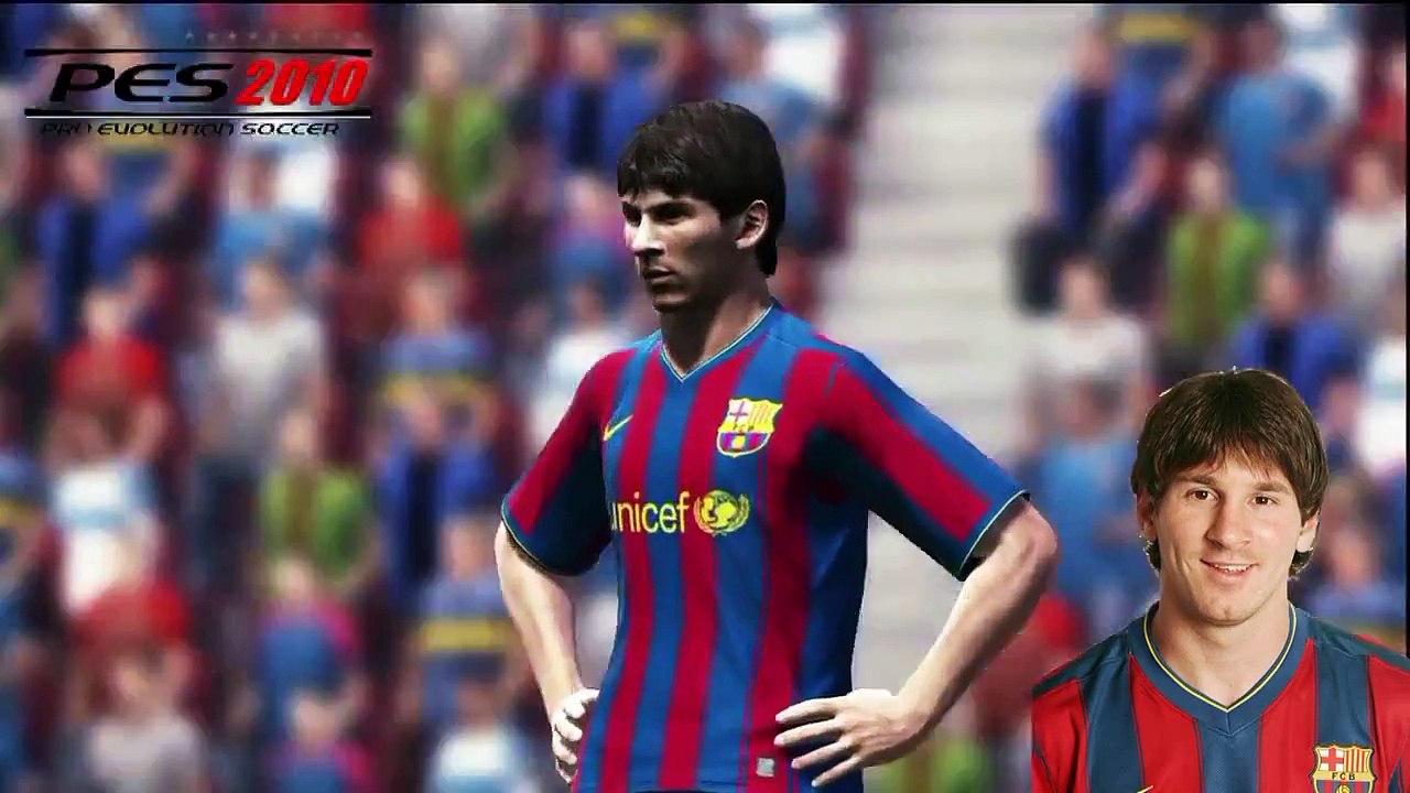 Lionel MESSI from PES 4 to PES 2016 (vs Real Face Comparison)