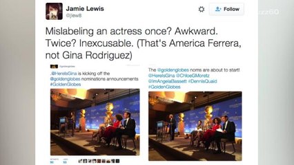 Golden Globes mix up Gina Rodriguez & America Ferrera
