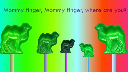 2 Red Bell Camel Horse Deer Figures Song Finger Family Barney Sugar Nursery Rhymes Full an