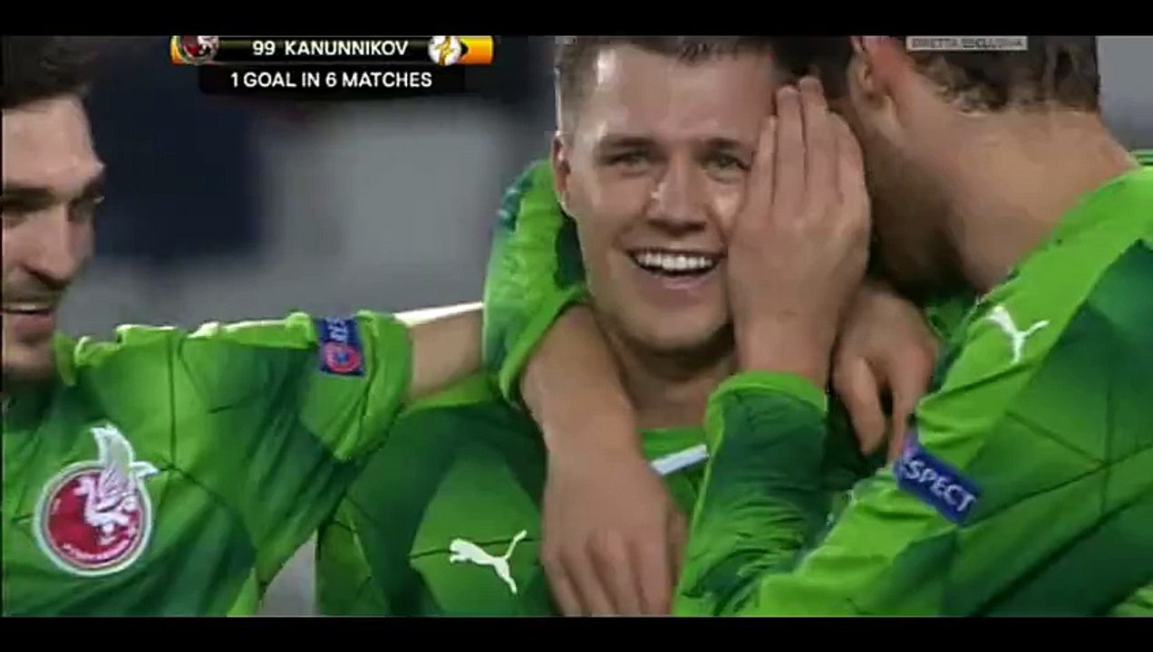 Maksim Kanunnikov Goal - Bordeaux 0-1 Rubin Kazan - 10-12-2015