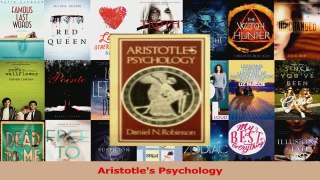 Aristotles Psychology Read Online