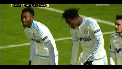 Michy Batshuayi Goal - Liberec 0-1 Olympique Marseille - 10-12-2015