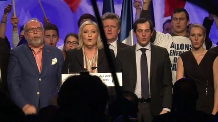 Régionales: Meeting parisien de Marine Le Pen à J-3