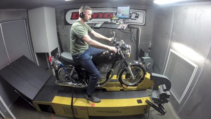 2016 Yamaha SR400 DYNO RUN VIDEO