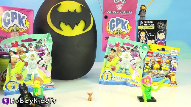 Trixie Playdoh Lego Batman Surprise Egg Funko Imaginext HobbyKidsTV