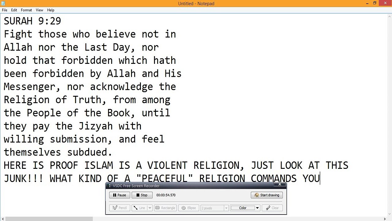 PROOF ISLAM IS VIOLENT