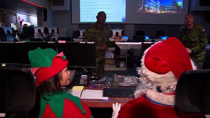 Santa visits NORAD Winnipeg
