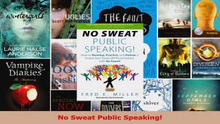 Read  No Sweat Public Speaking Ebook Free