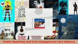 Read  Public Speaking and Civic Engagement 3rd Edition PDF Online
