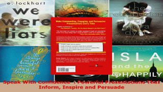 Download  Speak With Confidence   Powerful Presentations That Inform Inspire and Persuade PDF Online