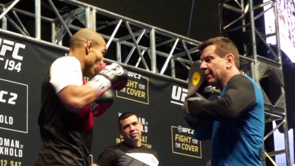 UFC 194: Open Workout Highlights