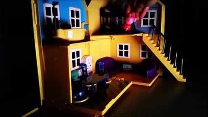 disney princess "George's Nightmare" Peppa Pig Story in English with Toys disney princess