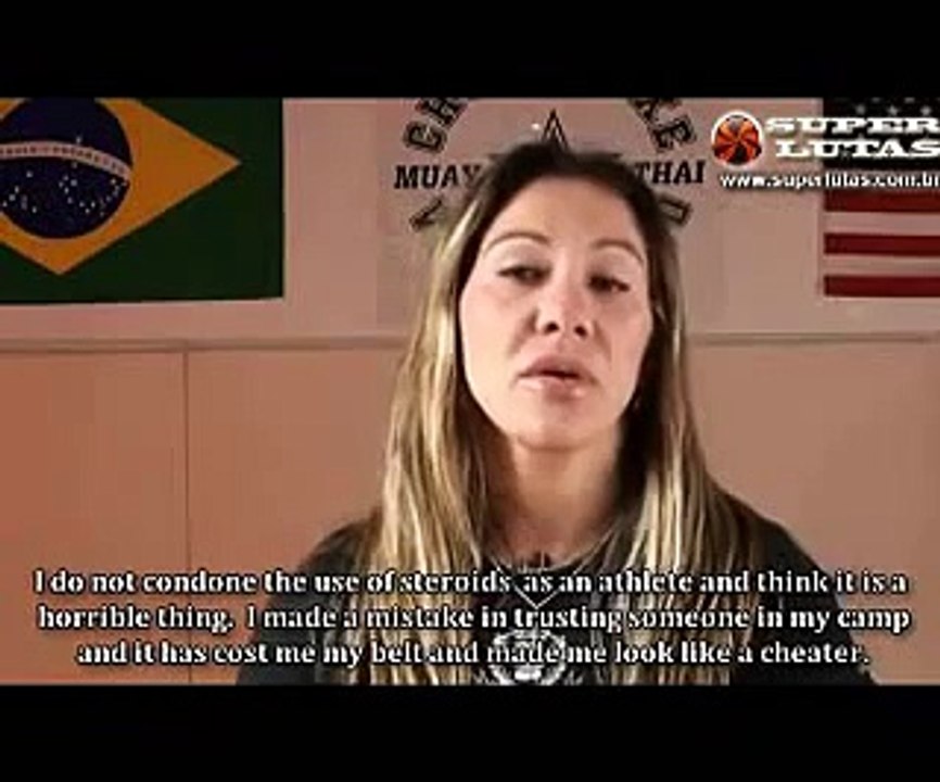 Cris Cyborg explica doping e pede desculpas aos fas. SUPER LUTAS TV