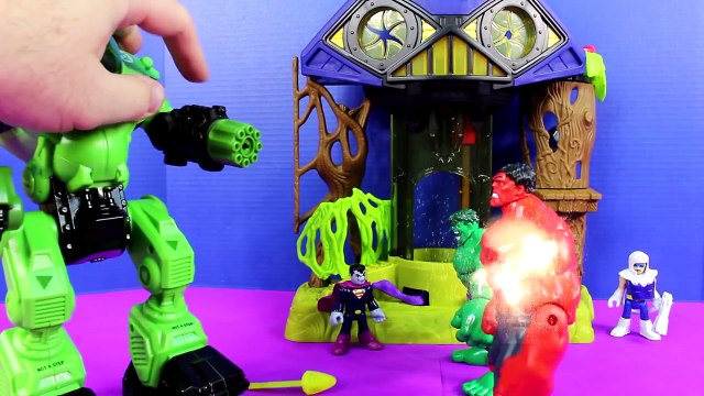 Hulk Smash Brothers Smash Imaginext Sinestro For Taking Green Lantern Robot Riddler Bizarr