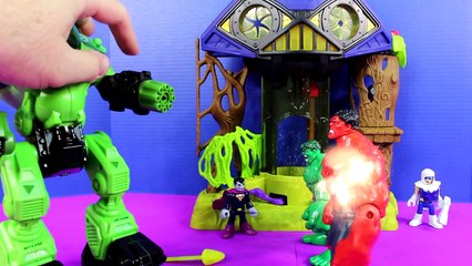 Hulk Smash Brothers Smash Imaginext Sinestro For Taking Green Lantern Robot Riddler Bizarr