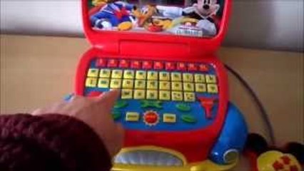 Worlds Best Disney Mickey Mouse preschool toy laptop computer to learn english phonics