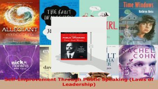 Read  SelfImprovement Through Public Speaking Laws of Leadership Ebook Free