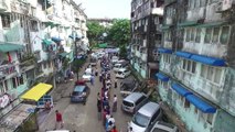 Myanmar election: Drone footage shows long queues of voters - BBC News